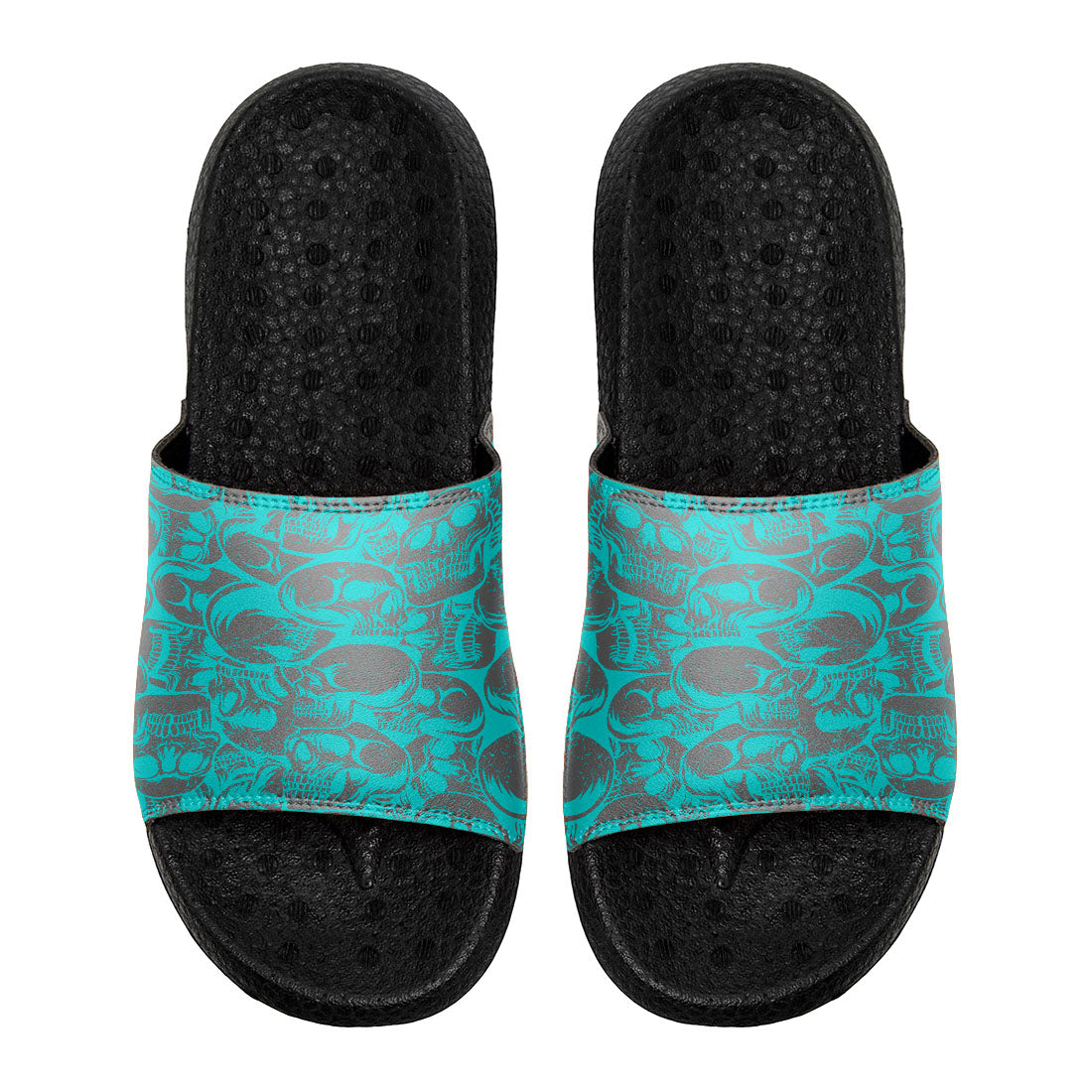 Customized Basketball Slippers With Added Patterns, Name Number Logo