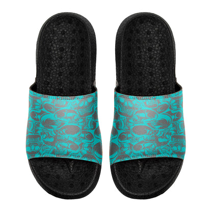 Customized Basketball Slippers With Added Patterns, Name Number Logo