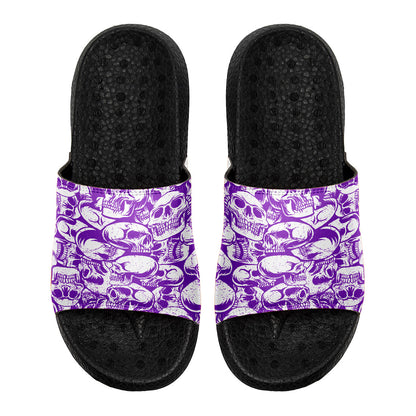 Customized Basketball Slippers With Added Patterns, Name Number Logo