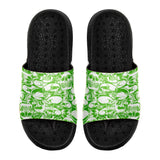 Customized Basketball Slippers With Added Patterns, Name Number Logo