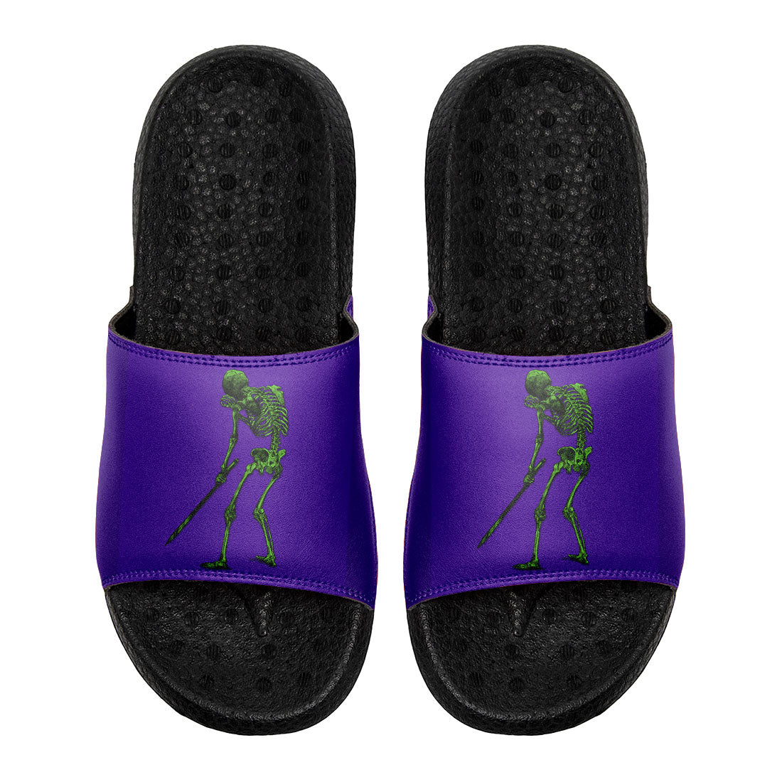 Customized Basketball Slippers With Added Patterns, Name Number Logo