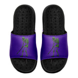 Customized Basketball Slippers With Added Patterns, Name Number Logo