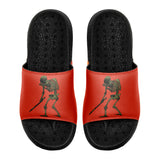 Customized Basketball Slippers With Added Patterns, Name Number Logo