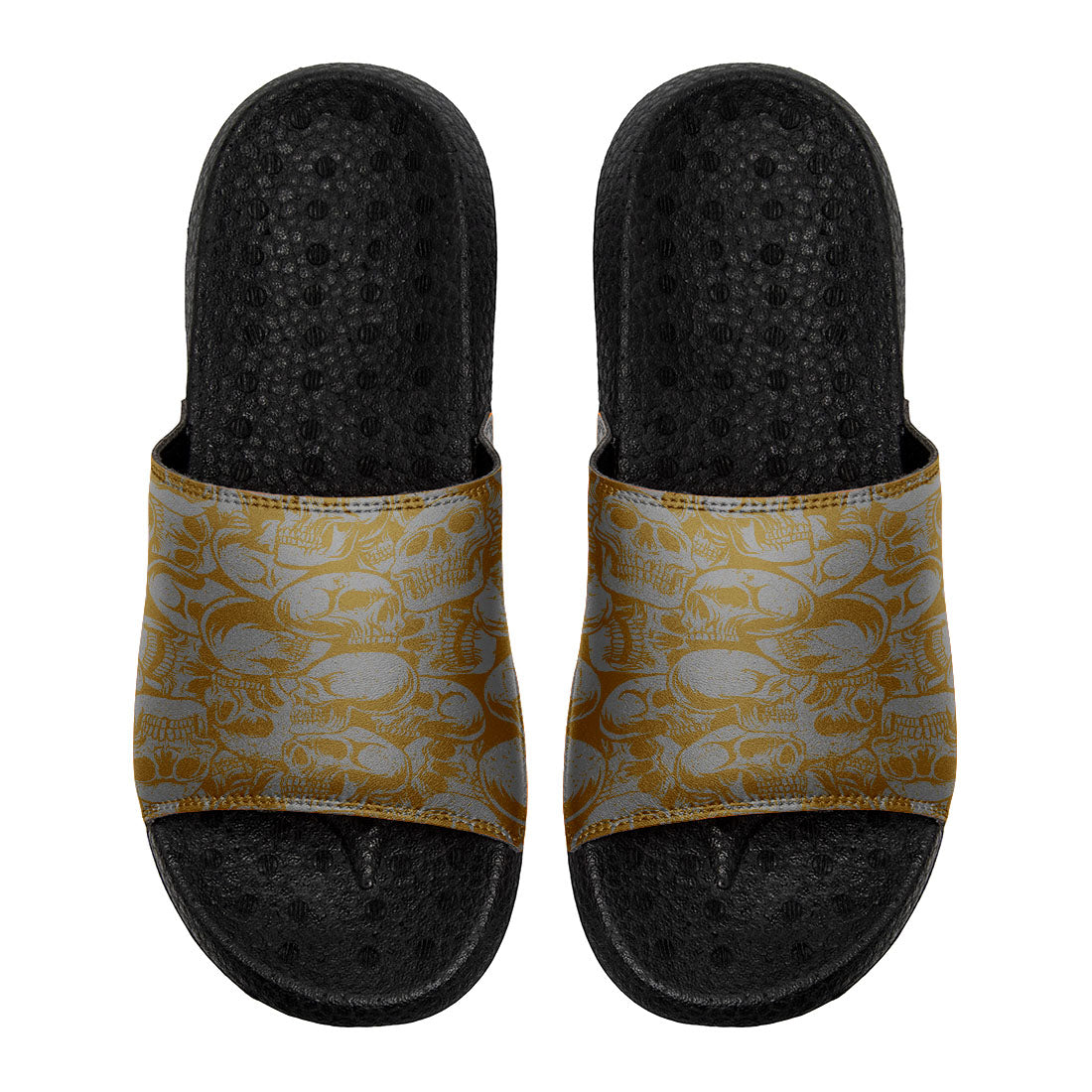 Customized Basketball Slippers With Added Patterns, Name Number Logo