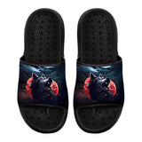 Customized Basketball Slippers With Added Patterns, Name Number Logo