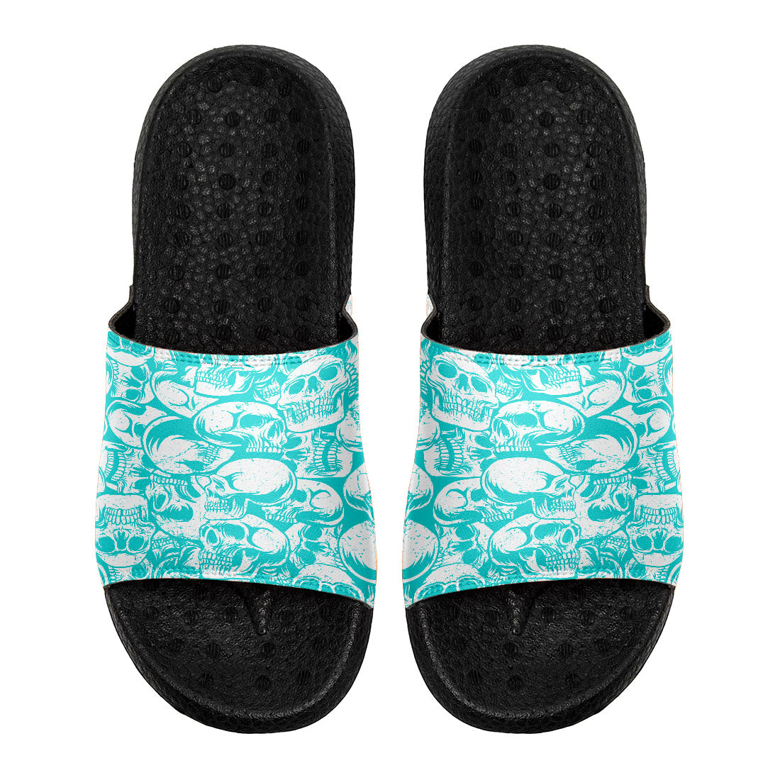 Customized Basketball Slippers With Added Patterns, Name Number Logo