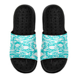 Customized Basketball Slippers With Added Patterns, Name Number Logo