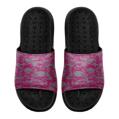 Customized Basketball Slippers With Added Patterns, Name Number Logo
