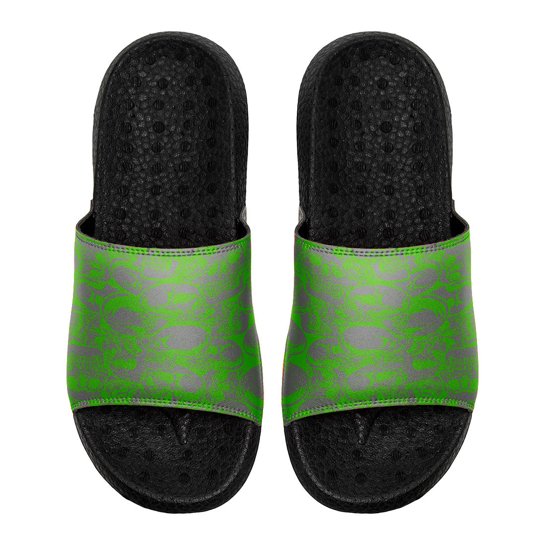 Customized Basketball Slippers With Added Patterns, Name Number Logo