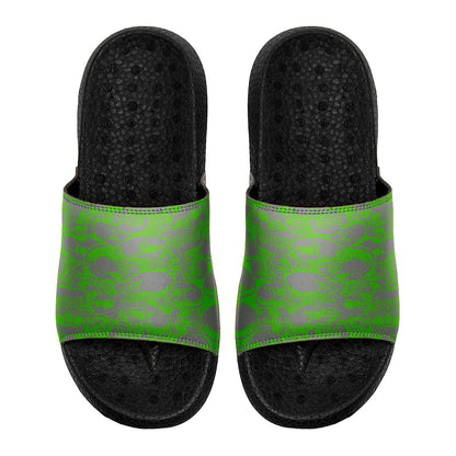 Customized Basketball Slippers With Added Patterns, Name Number Logo