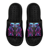 Customized Basketball Slippers With Added Patterns, Name Number Logo