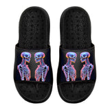Customized Basketball Slippers With Added Patterns, Name Number Logo