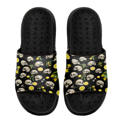 Customized Basketball Slippers With Added Patterns, Name Number Logo