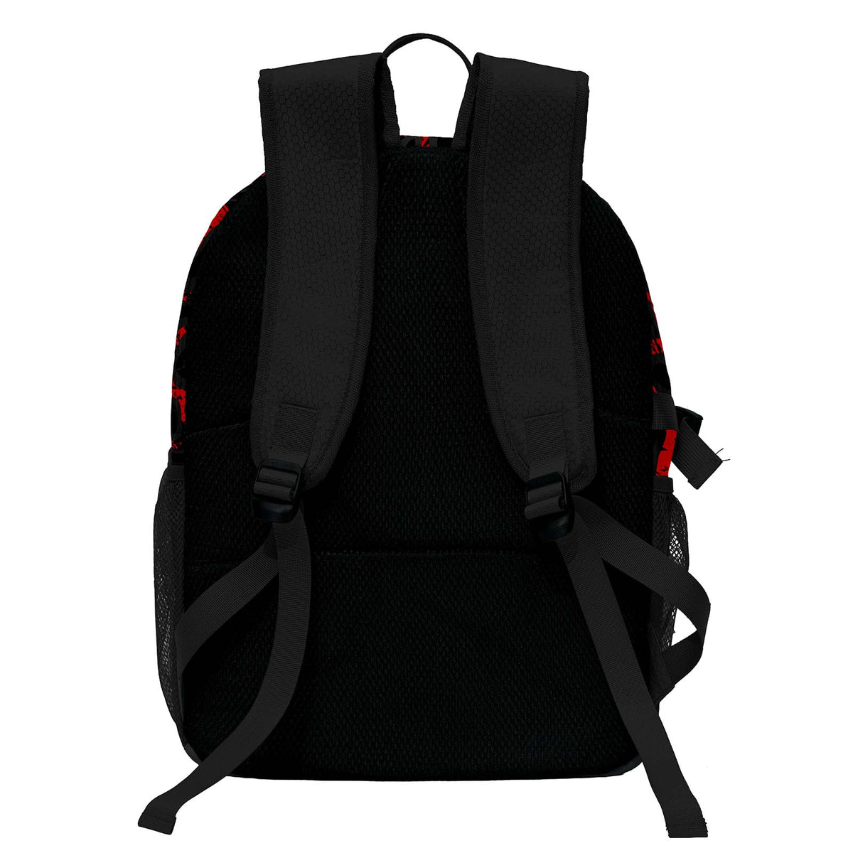 Custom Red Black Basketball Soccer Backpack Personalized Player Names - Numbers & Team Logo #150-BP-0914-0018