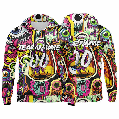 Custom Sweatshirt Hoodie For Man Woman Girl Boy Print Your Logo Name Number Colorful