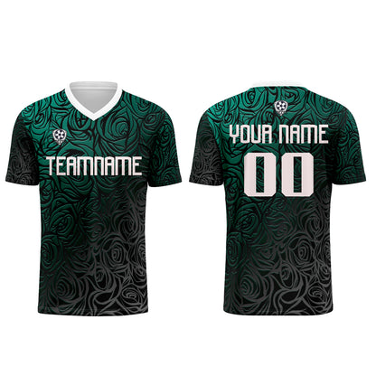 Custom Cyan Silver Uniform Jersey Kids Adults Personalized Set Jersey Shirt