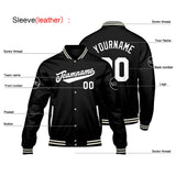 Custom Balck Varsity Jackets for Men Women Youth Personalized Letterman Jackets