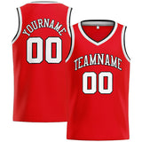 Custom Stitched Basketball Jersey for Men, Women And Kids Red-White-Black