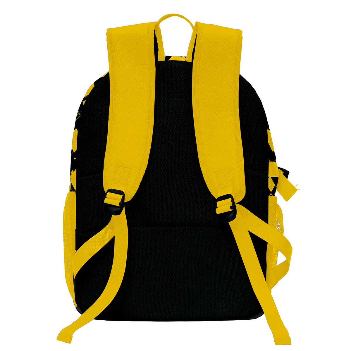 Custom Yellow Basketball Soccer Backpack Personalized Player Names - Numbers & Team Logo #150-BP-0914-0034