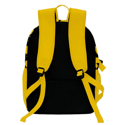 Custom Yellow Basketball Soccer Backpack Personalized Player Names - Numbers & Team Logo #150-BP-0914-0034