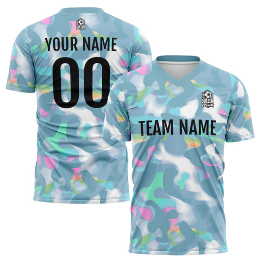 Custom Soccer Uniform Jersey Kids Adults Personalized Set Jersey Gorgeous&Greyish green
