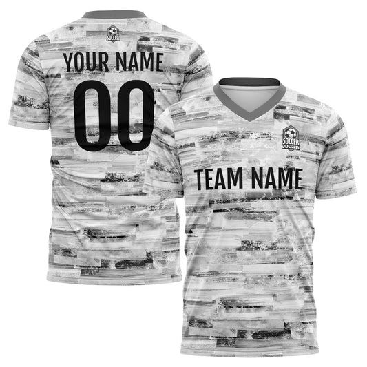 Custom Soccer Uniform Jersey Kids Adults Personalized Set Jersey Grey Wallpaper
