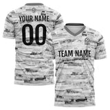 Custom Soccer Uniform Jersey Kids Adults Personalized Set Jersey Grey Wallpaper