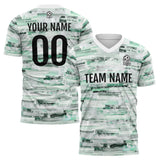 Custom Soccer Uniform Jersey Kids Adults Personalized Set Jersey Light Green Wallpaper