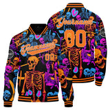 Custom orange Varsity Jacket for Men Women and Youth with Personalized Letterman Jacket