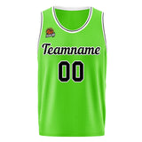 Custom Basketball Jersey Neon Green-Black