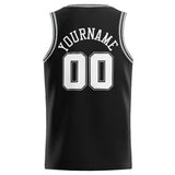 Custom Stitched Basketball Jersey for Men, Women And Kids Black-White-Gray