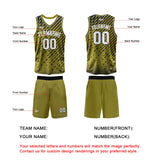 Custom Yellow Basketball Jersey Uniform Suit Printed Your Logo Name Number