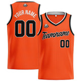 Custom Stitched Basketball Jersey for Men, Women  And Kids Orange-Black