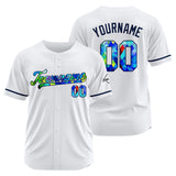 Custom White Baseball Jersey Stitched Design Personalized Hip Hop Baseball Shirts