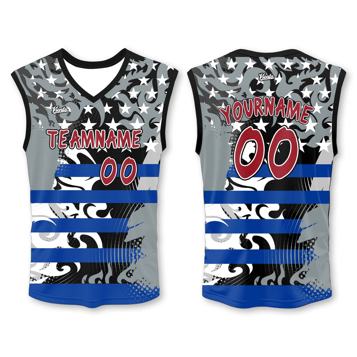 Custom Navy Blue Gray Wide Shoulder Basketball Jersey - Breathable Mesh Team Uniform for Adult & Yout