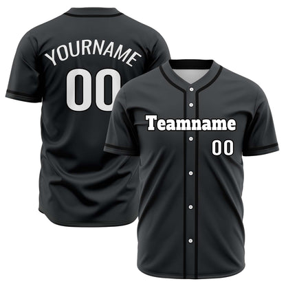 Custom Black Hip Hop Baseball Jersey Stitched & Printed & Personalized Name Number Shirts
