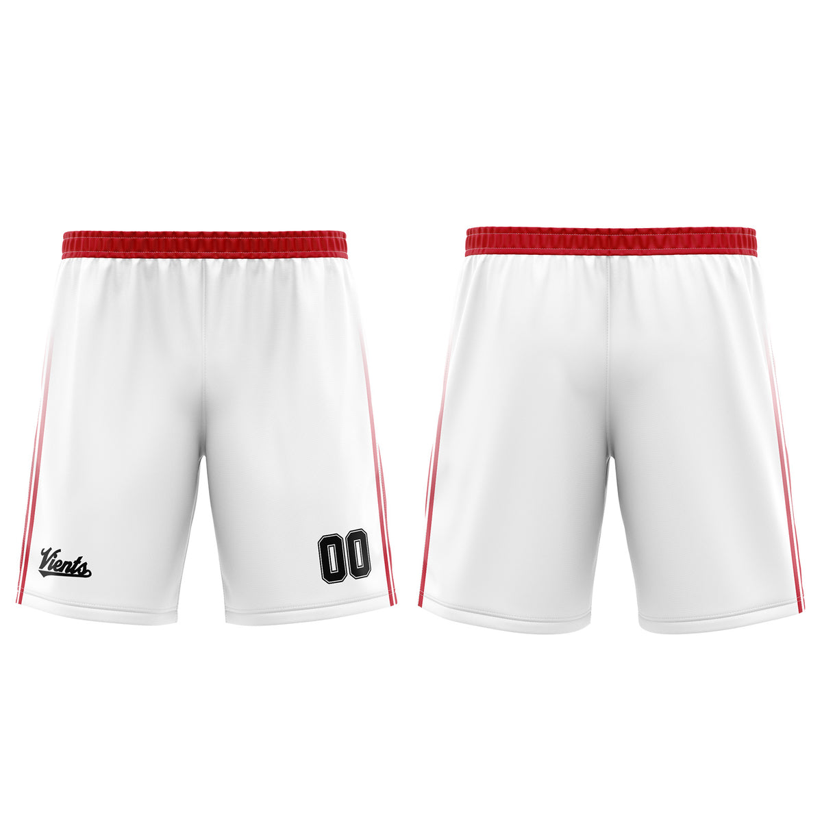 Custom Red Cream Color Wide Shoulder Basketball Jersey, Breathable Mesh Team Uniform for Adult & Yout