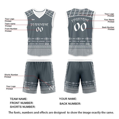 Custom Green Red White Thin Strap Basketball Jersey, Breathable Mesh Training Uniform for Adults & Youth