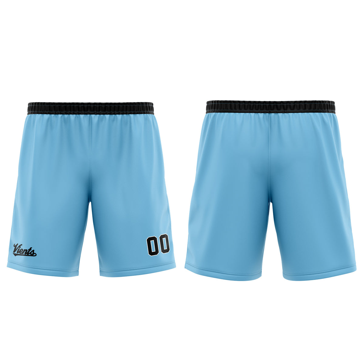 Custom Light Blue Wide Shoulder Basketball Jersey, Breathable Mesh Team Uniform for Adult & Yout