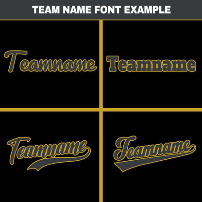 Custom Black Hip Hop Baseball Jersey Stitched & Printed & Personalized Name Number Shirts