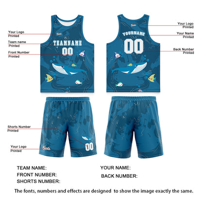 Custom Green Blue Wide Shoulder Basketball Jersey, Breathable Mesh Team Uniform for Adult & Yout
