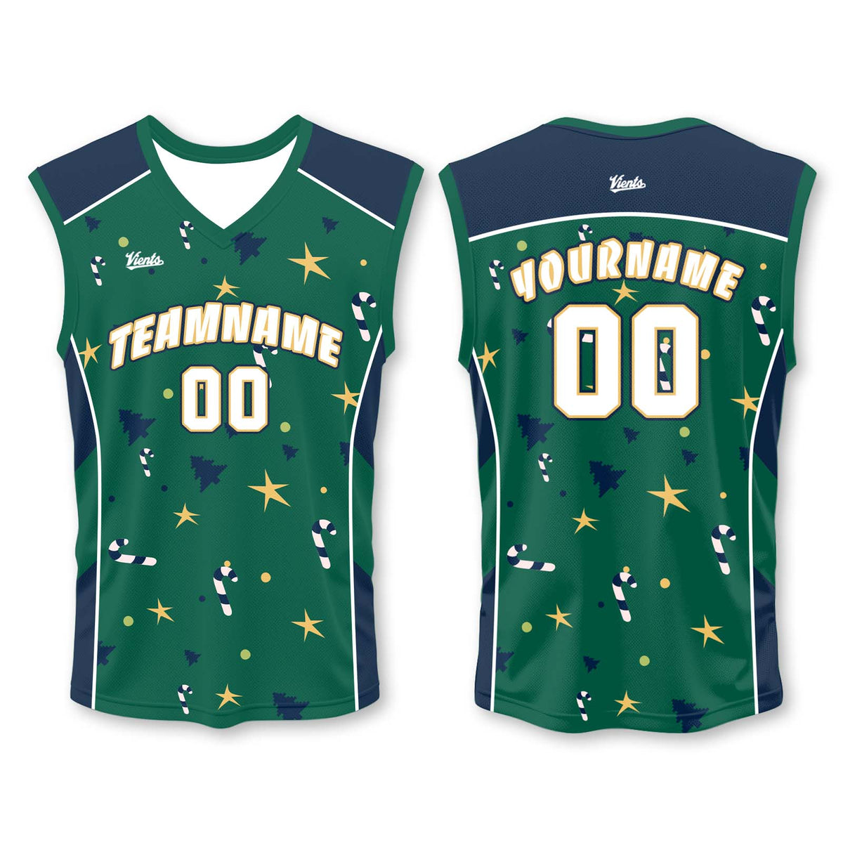 Custom Navy Blue Green Wide Shoulder Basketball Jersey - Breathable Mesh Team Uniform for Adult & Yout