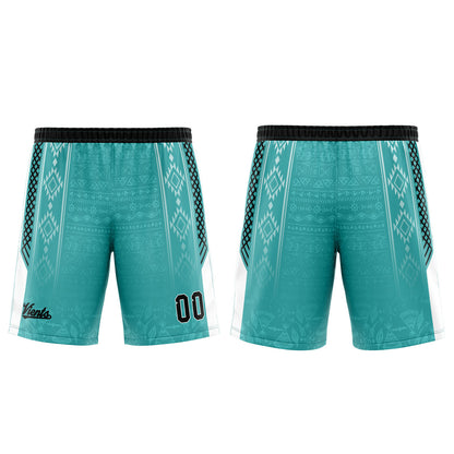 Custom Aqua Blue Wide Shoulder Basketball Jersey, Breathable Mesh Team Uniform for Adult & Yout