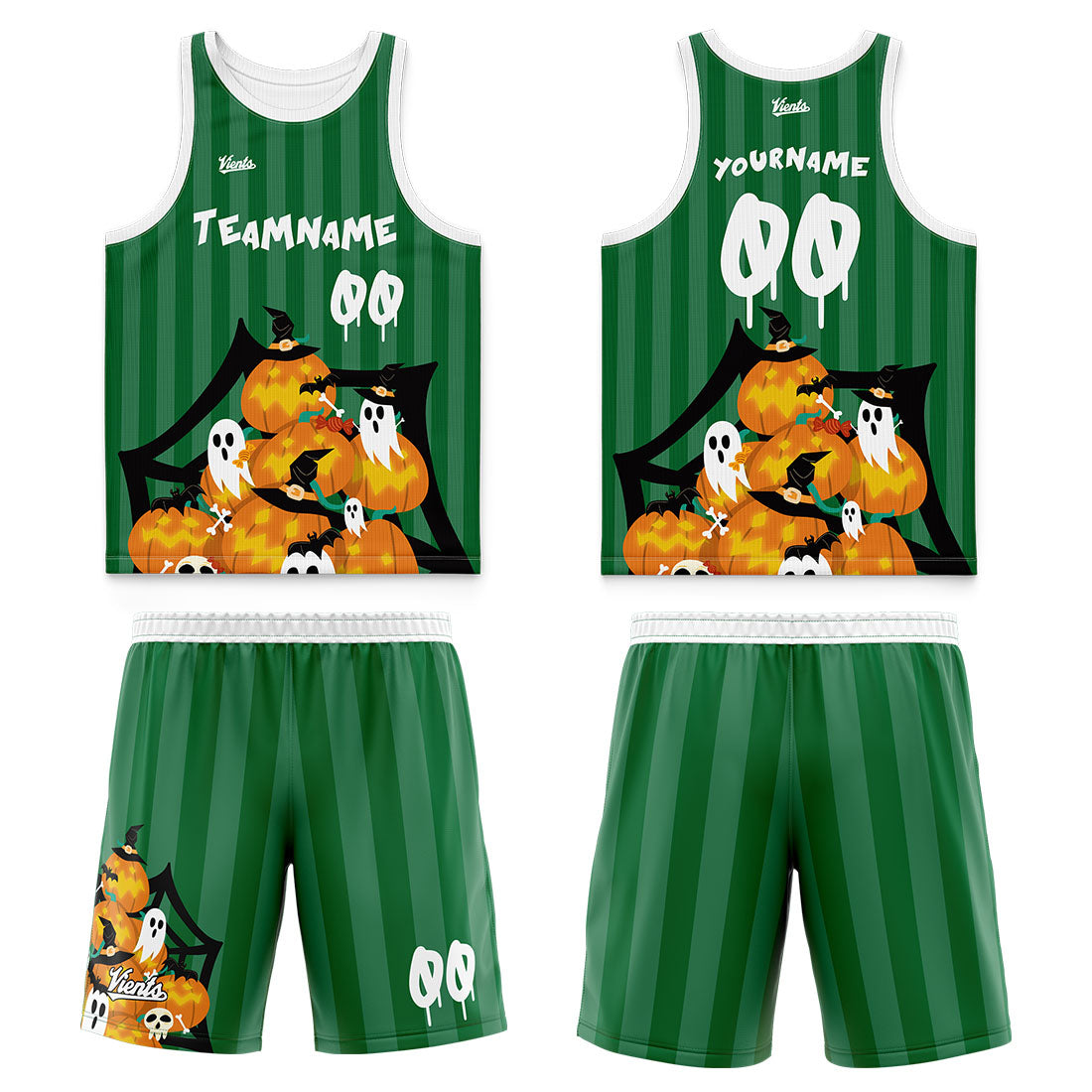 Custom Green Wide Shoulder Basketball Jersey, Breathable Mesh Team Uniform for Adult & Yout