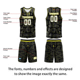 Custom Black Lemon Yellow Basketball Jersey Uniform Suit Printed Your Logo Name Number