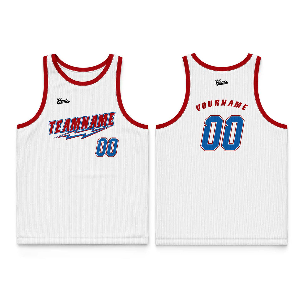 Custom Red Light Beige Wide Shoulder Basketball Jersey, Breathable Mesh Team Uniform for Adult & Yout