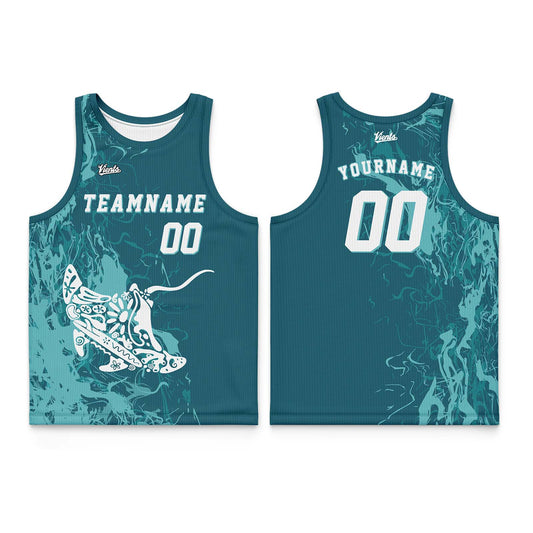Custom Green White Thin Strap Basketball Jersey - Breathable Mesh Training Uniform for Adults & Youth