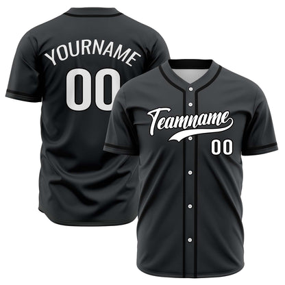 Custom Black Hip Hop Baseball Jersey Stitched & Printed & Personalized Name Number Shirts