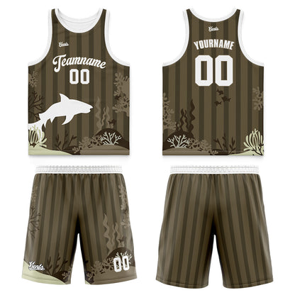 Custom Light Orange White Wide Shoulder Basketball Jersey, Breathable Mesh Team Uniform for Adult & Yout