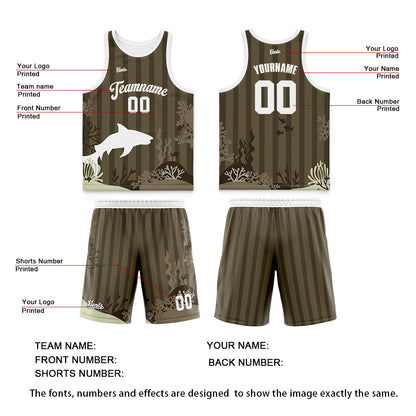Custom Light Orange White Wide Shoulder Basketball Jersey, Breathable Mesh Team Uniform for Adult & Yout